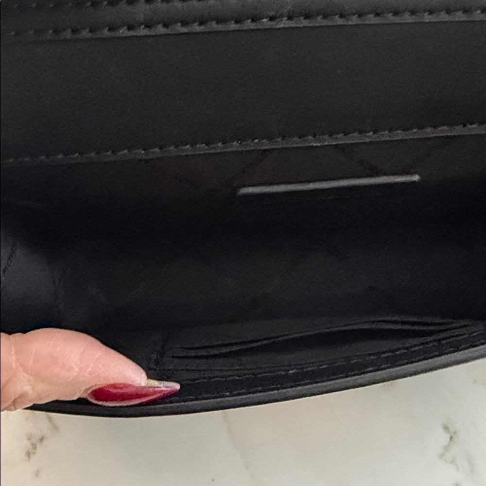 Michael Kors Black Crossbody Bag with Gold Accents - Picture 2 of 4